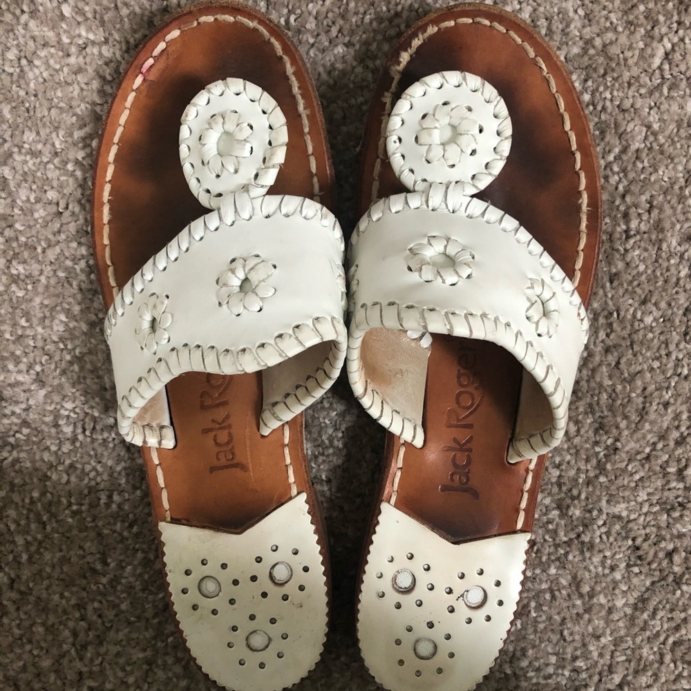 Jack Rogers White Sandal